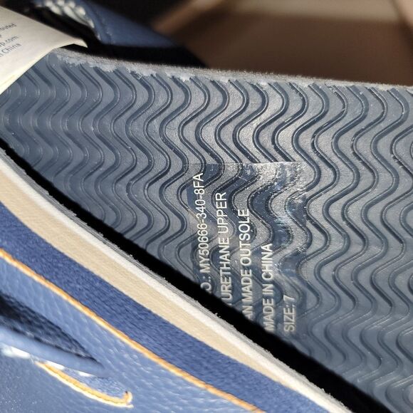 Life Is Good Blue w Nautical Anchor Sandals • Texture Sole • NEW • Sizes 7 8 9 - Picture 13 of 15